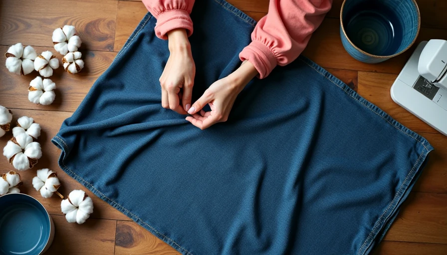 Visual context for what are jeans made of