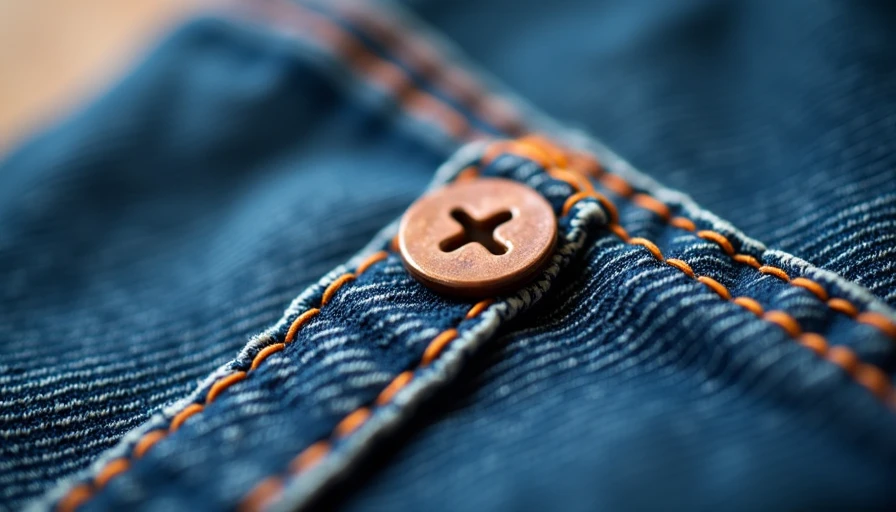 Illustration for what are jeans made of