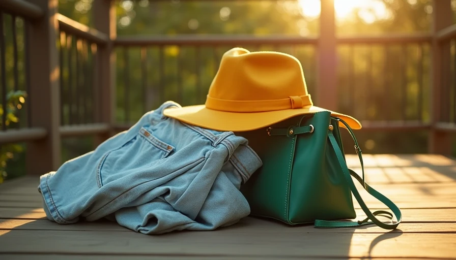 Visual context for lightweight summer jeans