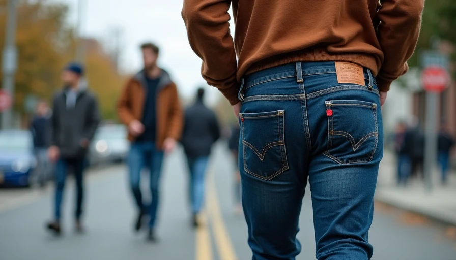 Visual context for levis hipster jeans