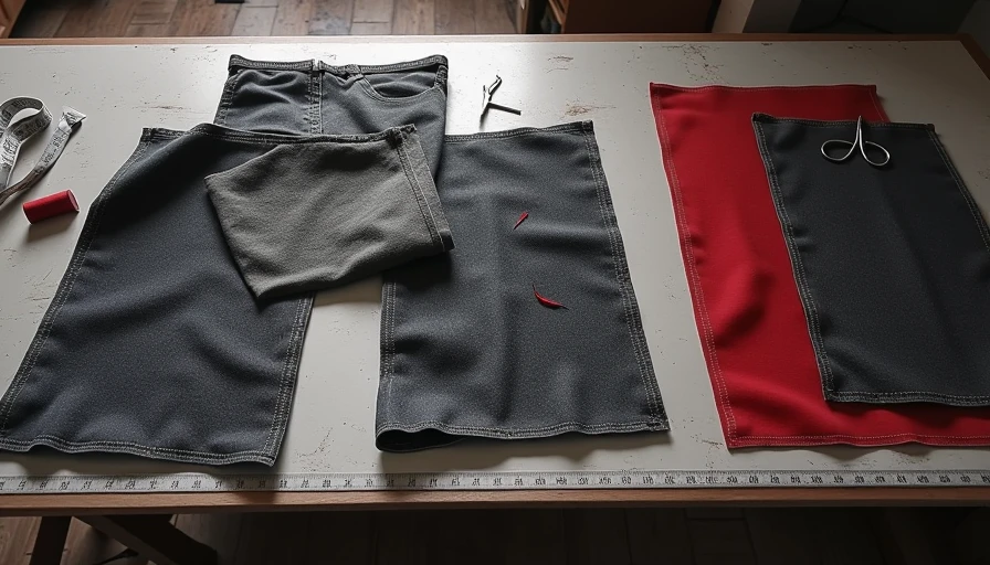 Visual context for selvedge denim