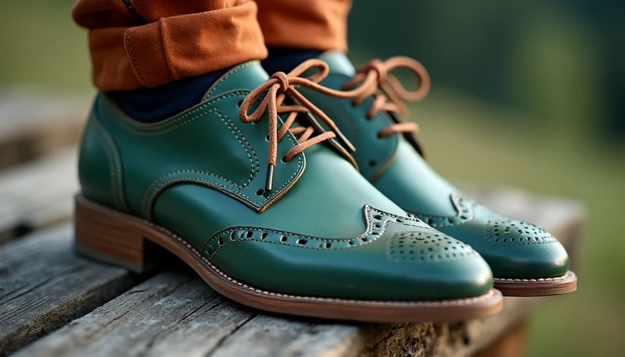 Visual context for tyrolean shoes