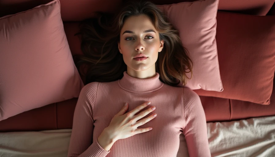 Visual context for mock turtleneck