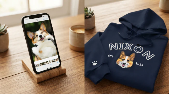 Custom Pet Sweatshirts: The Ultimate Guide to Embroidered Pet Portrait Apparel